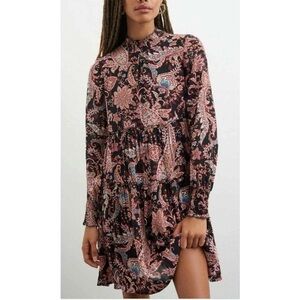 Anthropologie Cady Tiered Boho Dress